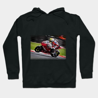 Full speed on two wheels 5 Hoodie